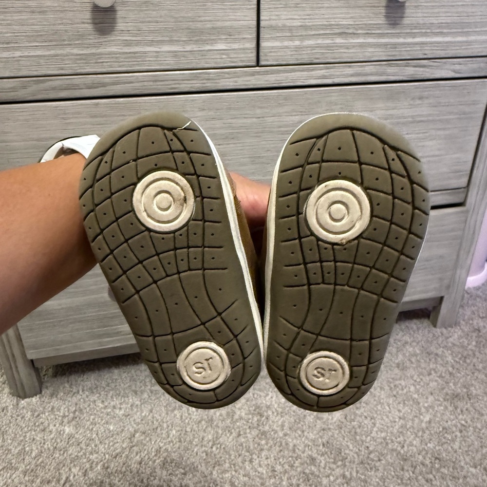 Stride Rite Brown and Olive Baby / Toddler Walkers - Picture 3 of 7